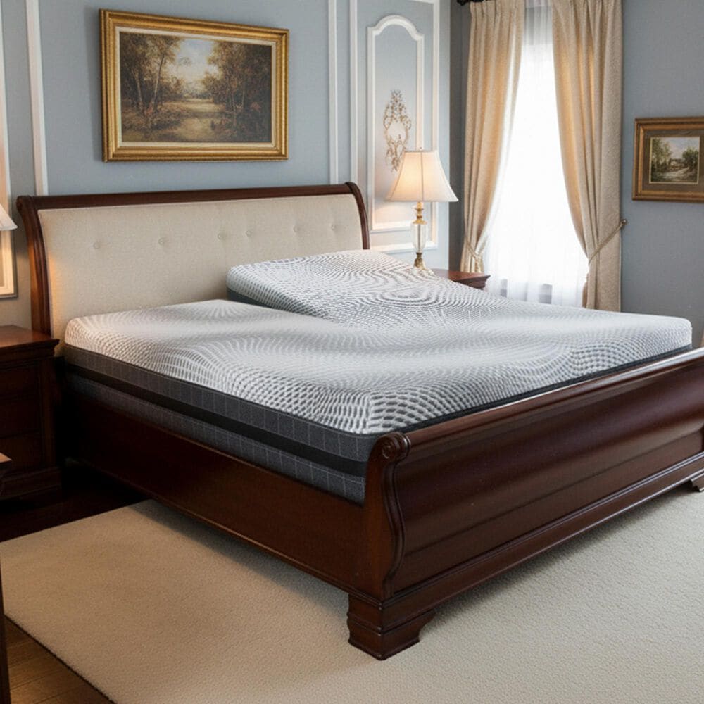 Sleeptronic Berkshire Majestic 14&quot; Hybrid Plush Flex Head Queen Mattress, , large