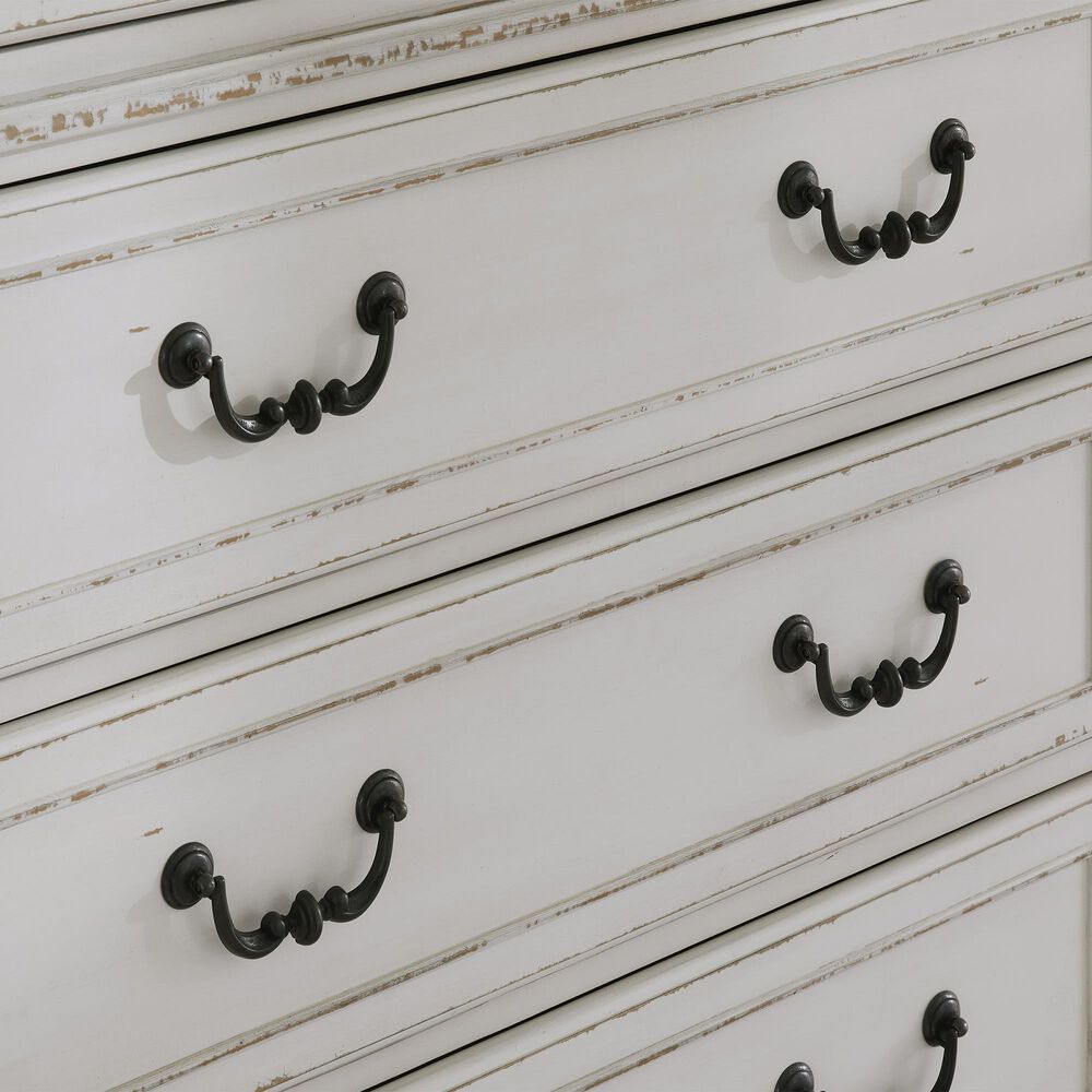 Ashley Blendon 6-Drawer Dresser in Chipped White and Brown, , large