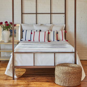 Ann Gish Art Of Home 4-Piece King Faux Flax Coverlet Set In Ivory, , large