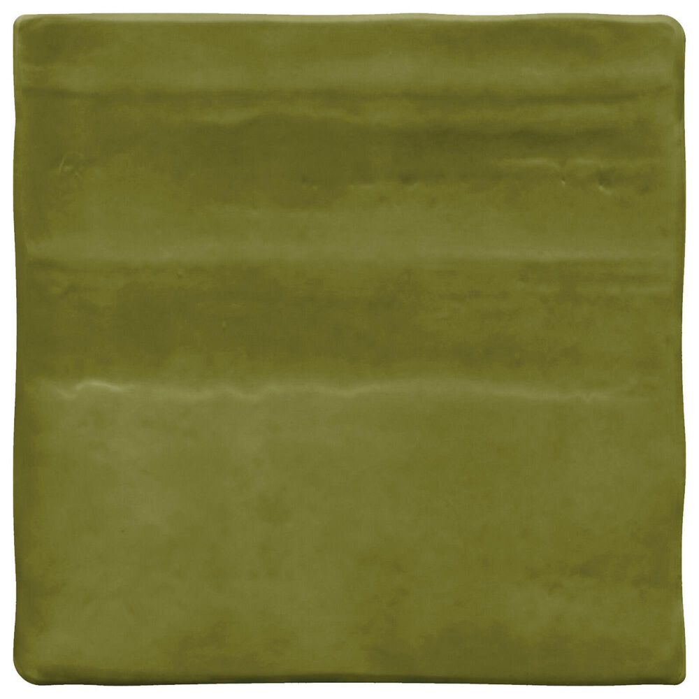 Dal-Tile Artcrafted Fern 4" x 4" Ceramic Tile, , large