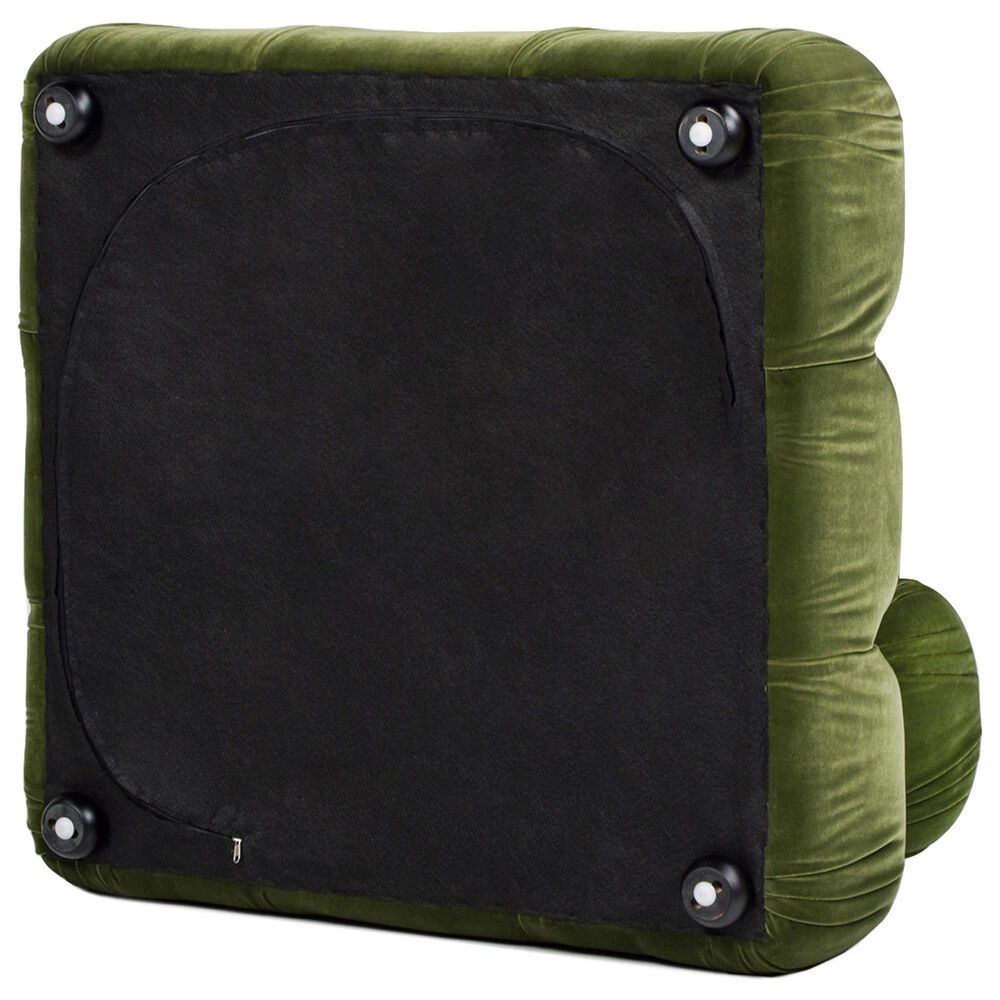 Jennifer Taylor Home Marcel Lounge Arm Chair in Olive Green, , large