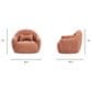 Jennifer Taylor Home Louie 30.5" Modern Dog Sofa Bed with Bone Pillow in Spice Orange, , large