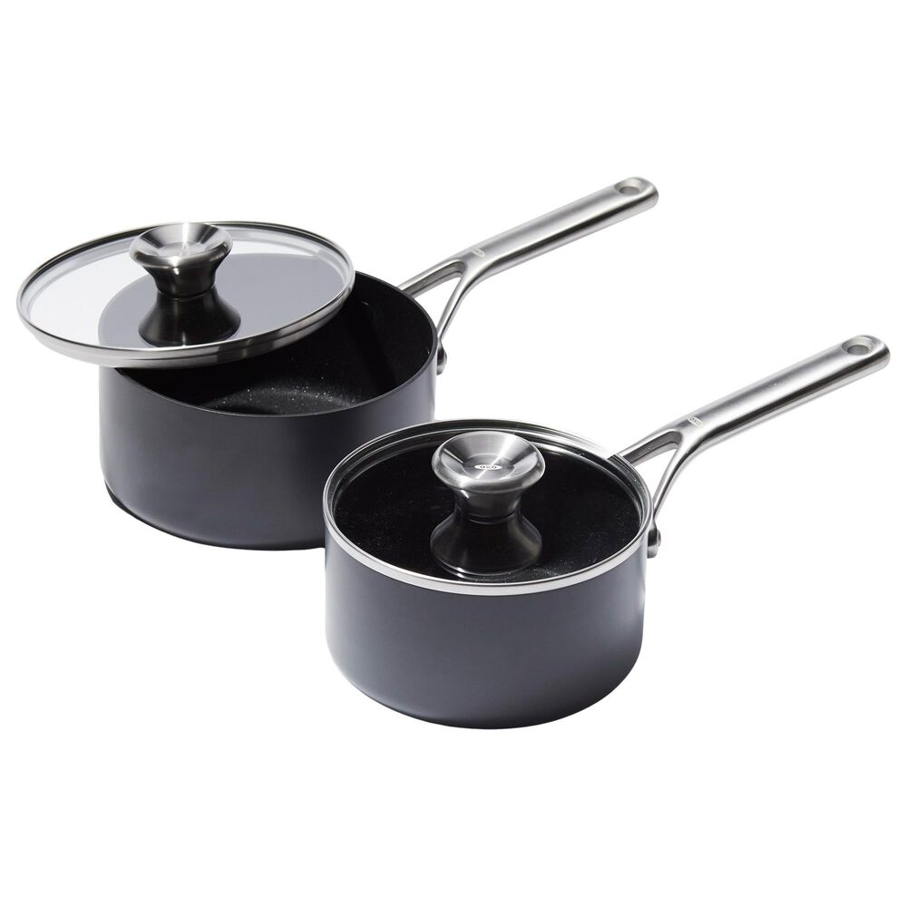 Green Pan Reserve Pro 4-Piece Nonstick Saucepan Set in Black, , large