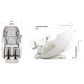 Osaki Tesoro 3D Power Zero Gravity Massage Chair with Heat in Taupe, , large