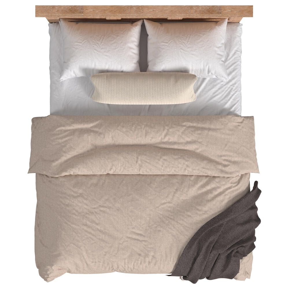 Hawthorne Furniture San Mateo 4-Piece Queen Panel Bedroom Set in Wheat, , large