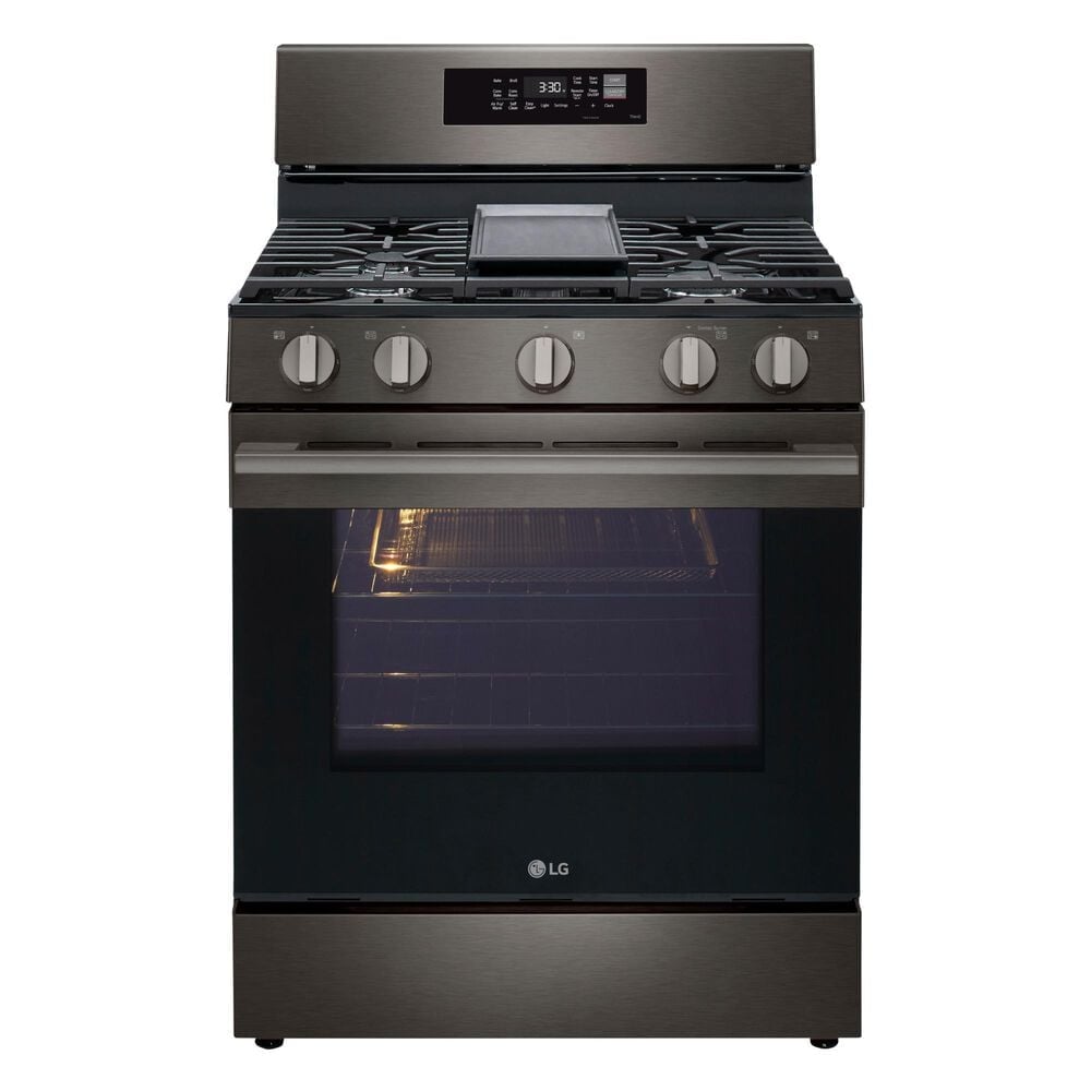 LG 6.3 Cu. Ft. Freestanding Gas Range in Black Stainless Steel, , large