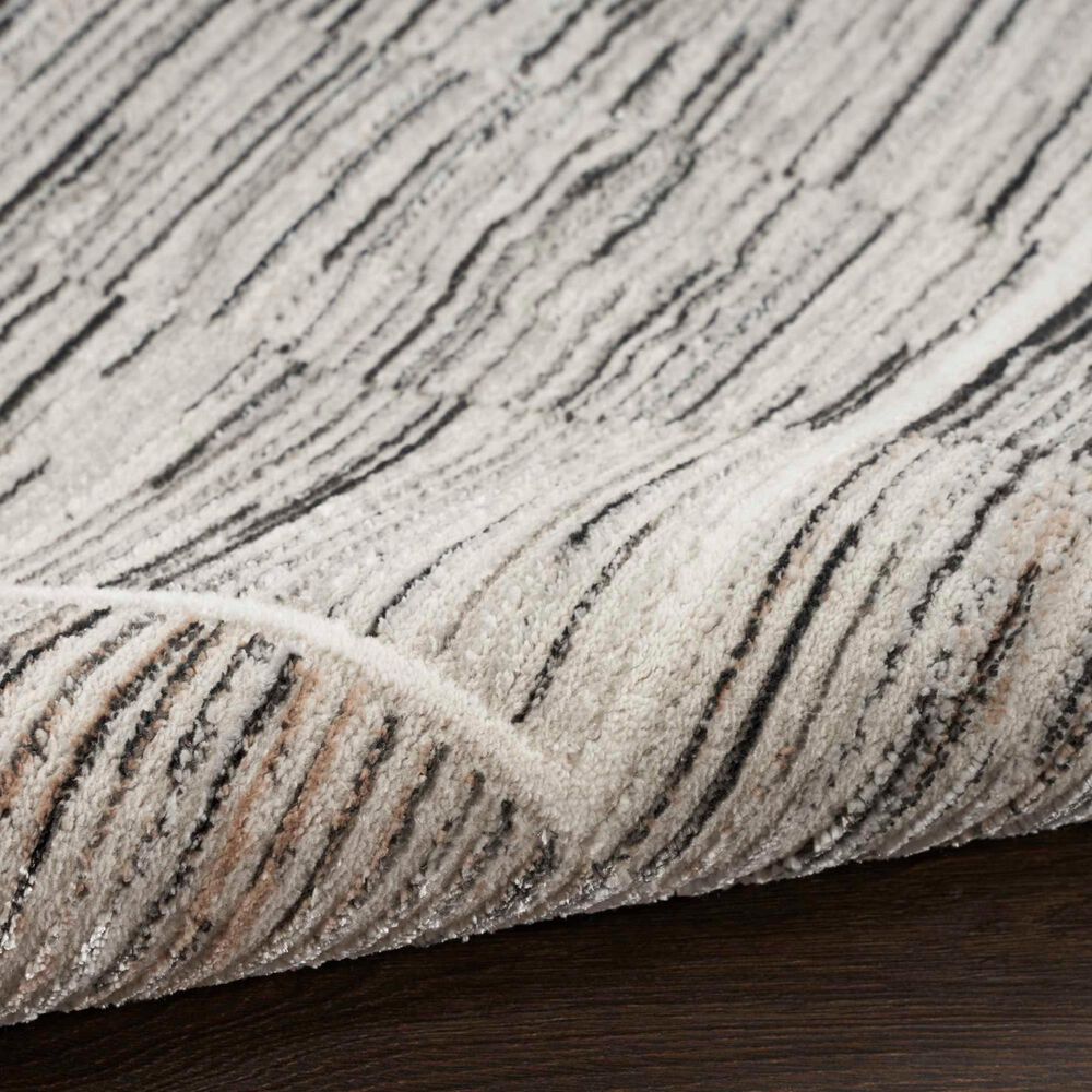 Nourison Desire 7&#39;10&quot; x 9&#39;10&quot; Charcoal and Grey Area Rug, , large