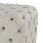 Maple and Jade Rectangular Ottoman in Beige, , large