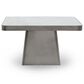 Classic Home Far Marble 31" Coffee Table in Slate Gray, , large