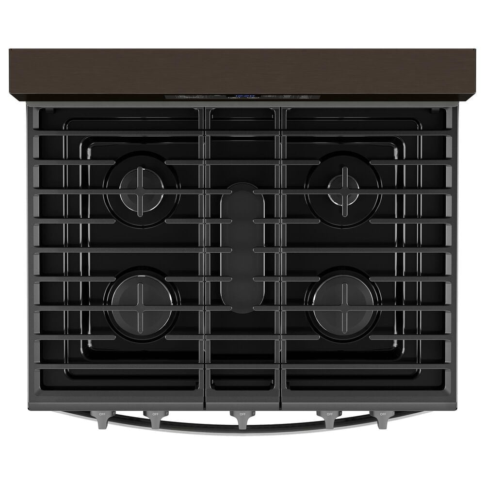 Whirlpool 5 Cu. Ft. Freestanding Gas Range in Black Stainless Steel, , large