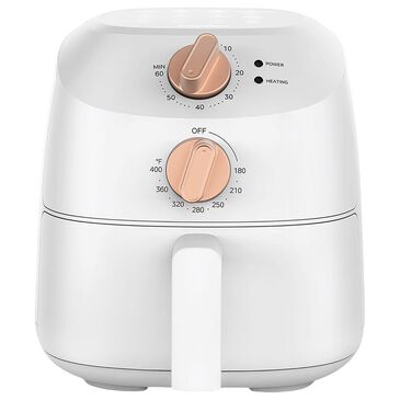 Midea 2.1 Quart Compact Air Fryer in White, , large