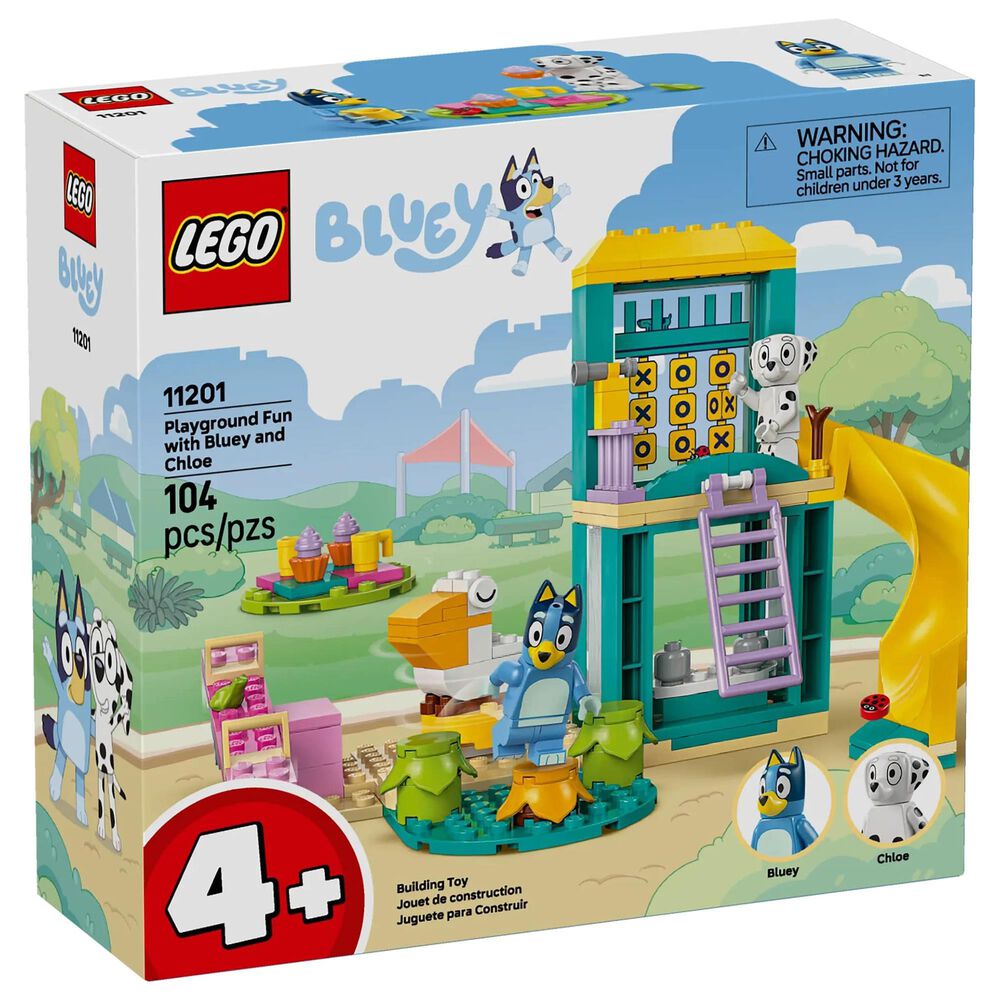 LEGO Playground Fun with Bluey and Chloe Building Set in Multicolor, , large