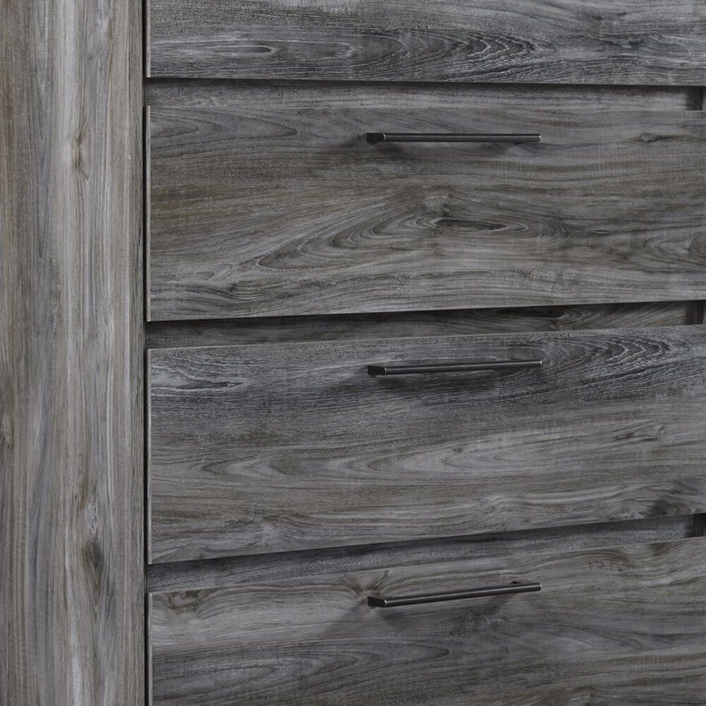 Signature Design by Ashley Baystorm 5 Drawer Chest in Smoke Gray Nebraska Furniture Mart