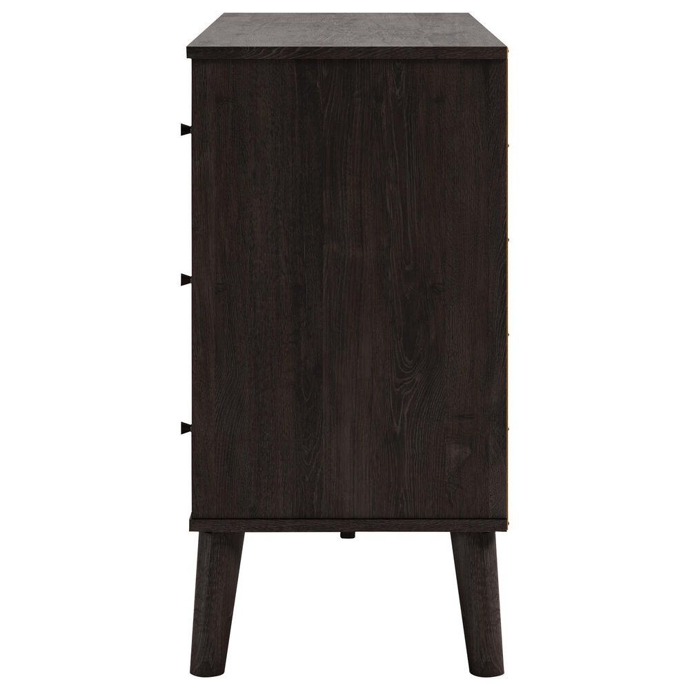Ashley Piperton 6-Drawer Dresser in Brown and Dark Charcoal, , large