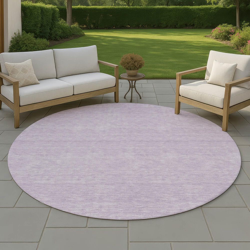 Dalyn Rug Company Soft Essentials Lavender 8' Round Area Rug, , large