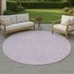 Dalyn Rug Company Soft Essentials Lavender 8" Round Area Rug, , large
