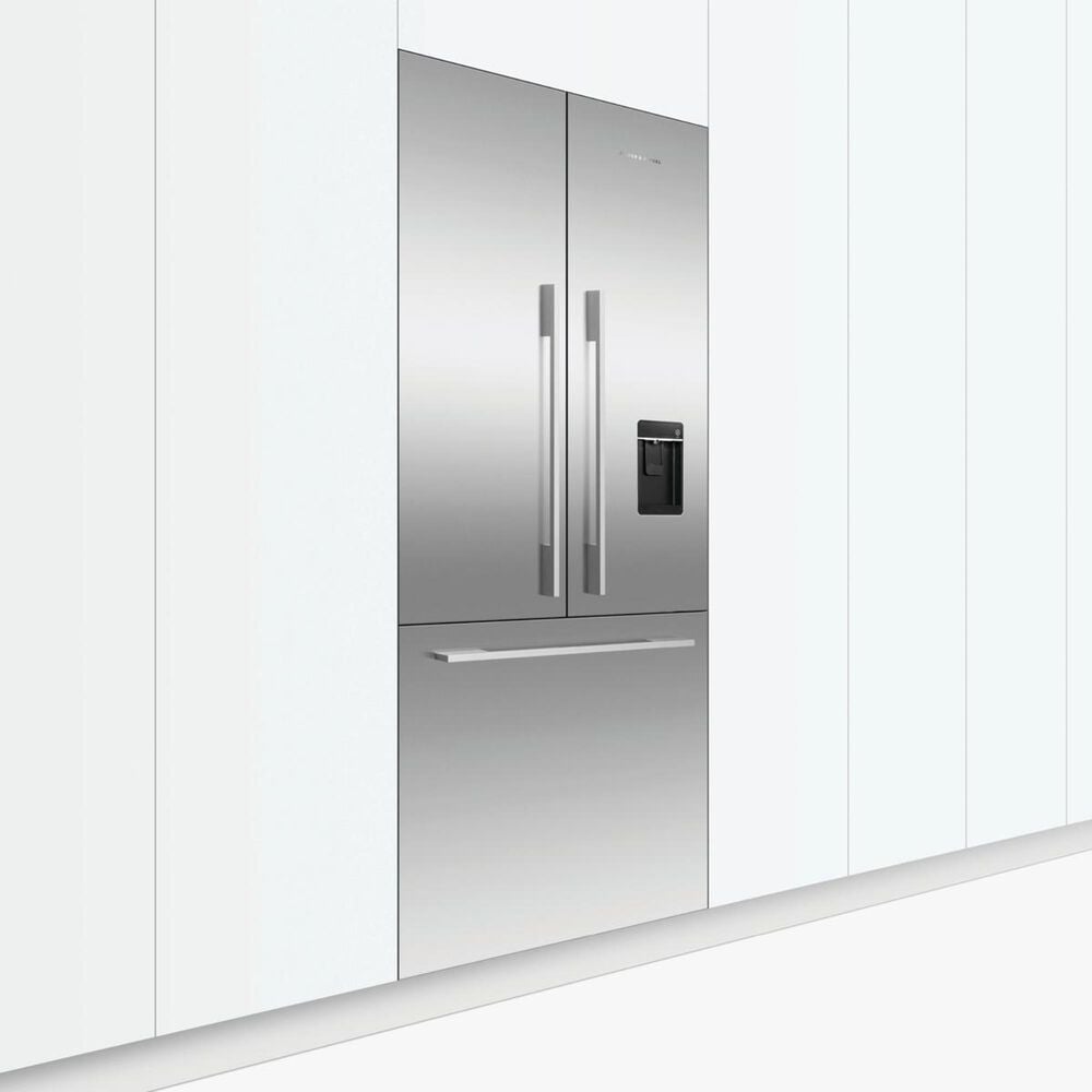 Fisher &amp; Paykel 16.8 Cu. Ft. Built-in French Door Refrigerator with Ice and Water - Panels Sold Separately, , large