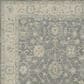 Karastan Adalia Kahta 6"7" x 9"6" Dark Gray Area Rug, , large