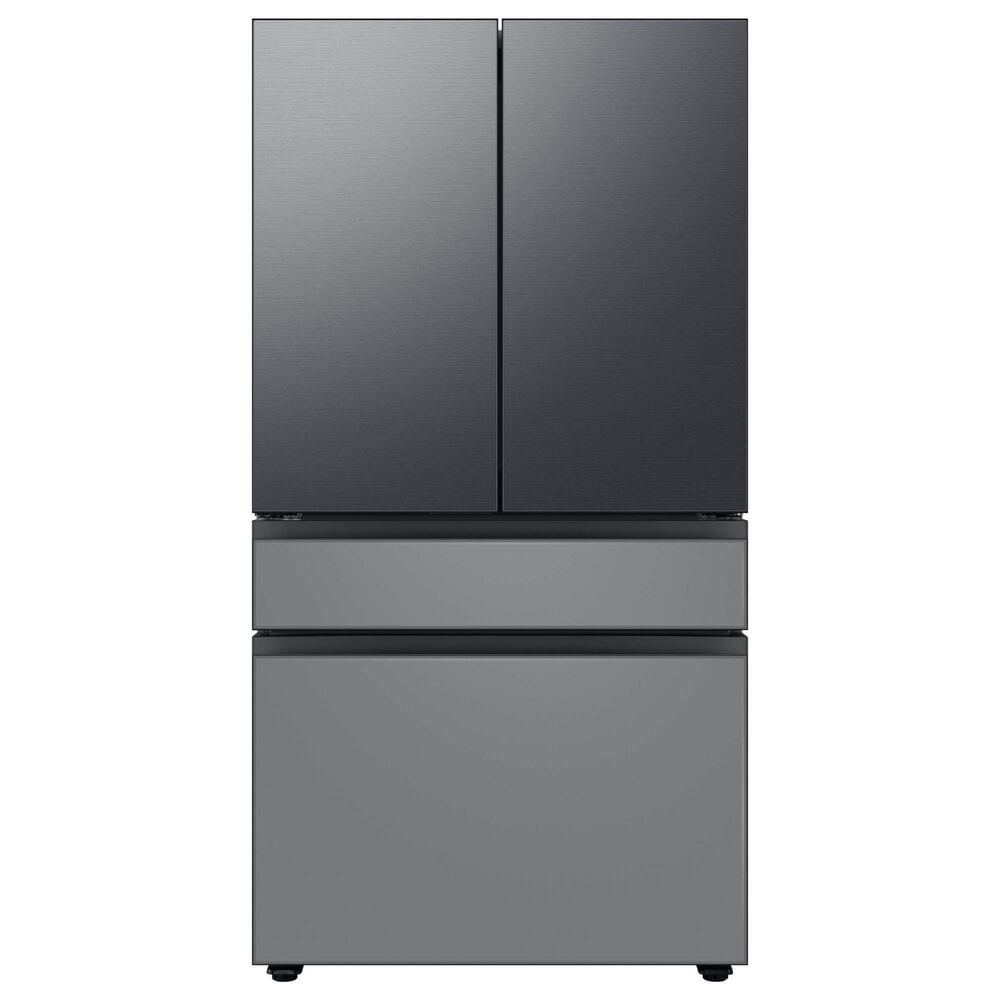 Samsung Bespoke Bespoke 4-Door French Door Refrigerator Top Panel in Matte Black Steel, , large