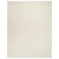 Nourison Calvin Klein Spun 8"6" x 11"6" Ivory Area Rug, , large