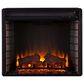 Southern Enterprises Engo Electric Convertible Corner Fireplace in Fresh White/Rustic White Faux Stone, , large