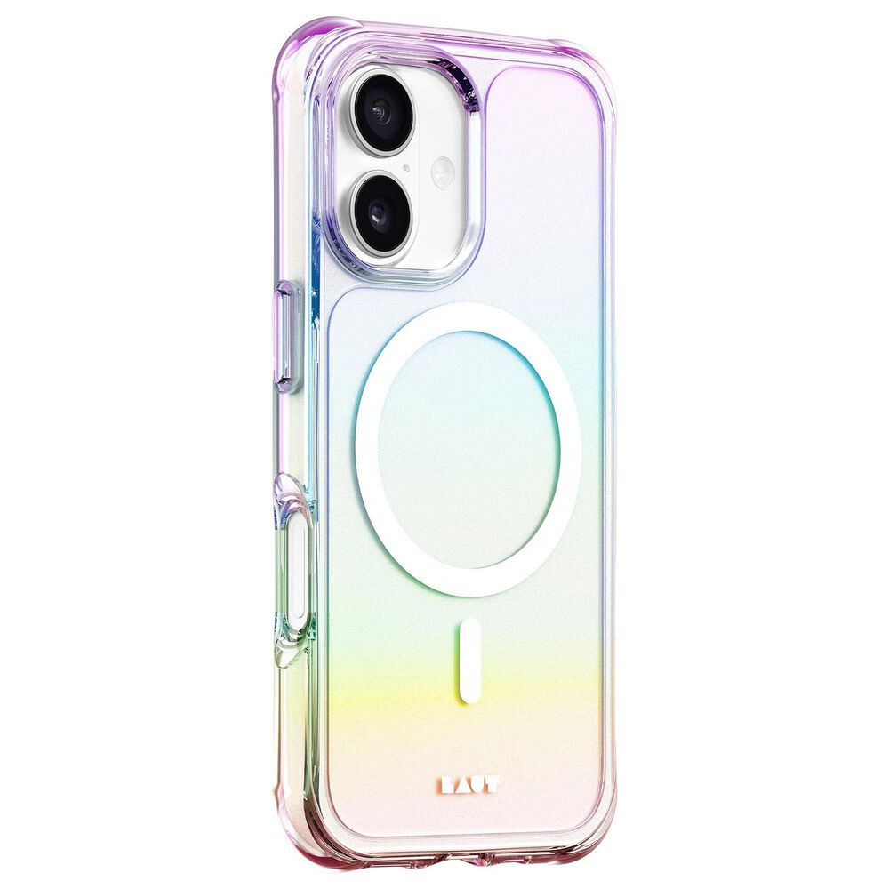 LAUT Aero Holo Case with MagSafe for iPhone 17 in Pearl, , large