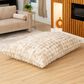 Jaxx LoungePuff Floor Bean Bag Cushion in Phantom Cream, , large