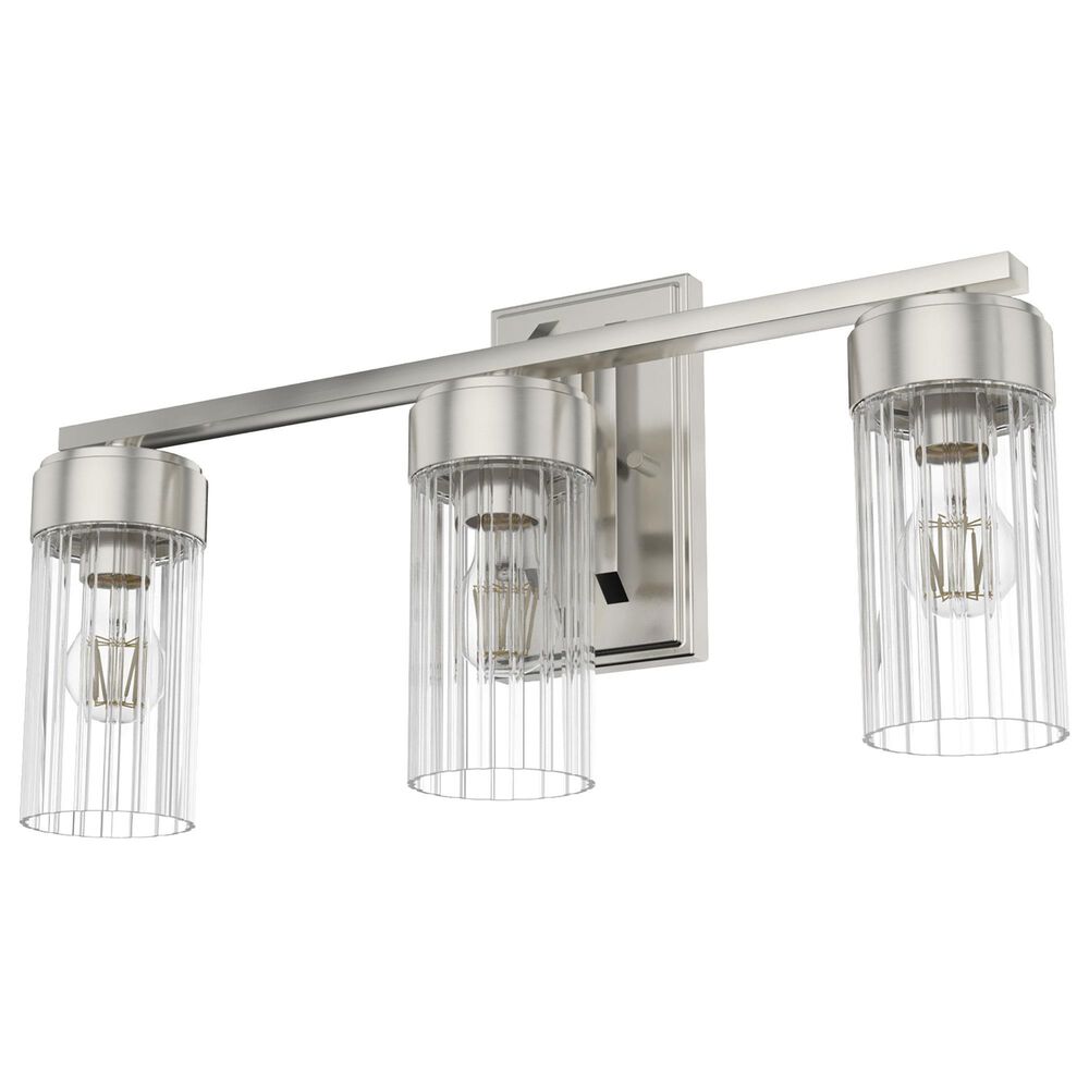 Hunter Gatz 3-Light Vanity in Brushed Nickel, , large