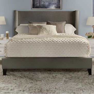 Simeon Collection Angel Queen Bed in Himalaya Charcoal, , large