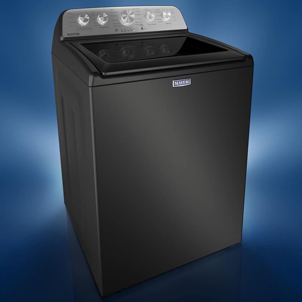 Maytag 4.7 Cu. Ft. Top Load Pet Pro Washer in Volcano Black, , large