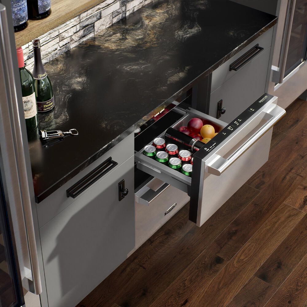 Signature Kitchen Suite 3.4 Cu. Ft. Undercounter Convertible Refrigerator/Freezer Drawer - Panel Sold Separately, , large