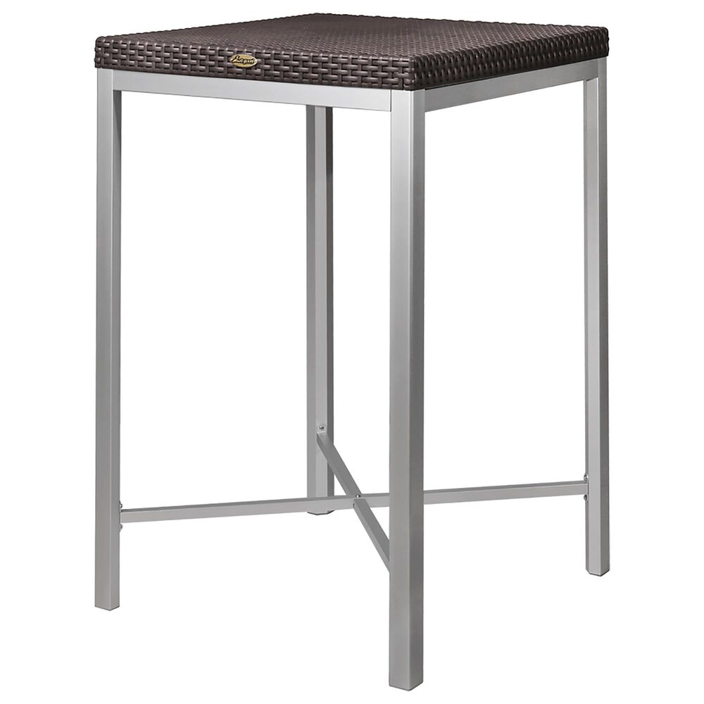Lagoon Furniture Russ Rattan Bar Table in Brown, , large