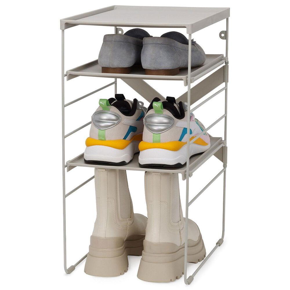Joseph Joseph Level Adjustable Shoe Rack in Ecru, , large