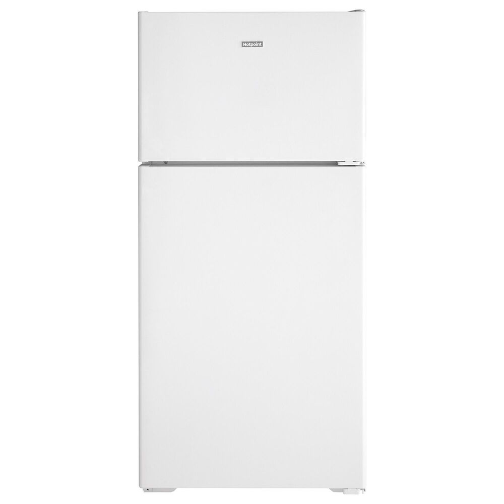 Hotpoint 15.6 Cu. Ft. Top Freezer Refrigerator with Right Hinge in White, , large
