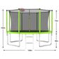 HOMLUX 12" Outdoor Trampoline Sports in Green, , large