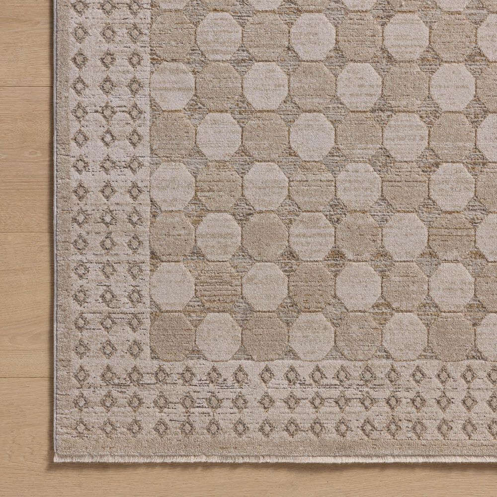 Amber Lewis x Loloi Cali 6&#39;7&quot; x 9&#39;2&quot; Taupe and Natural Area Rug, , large