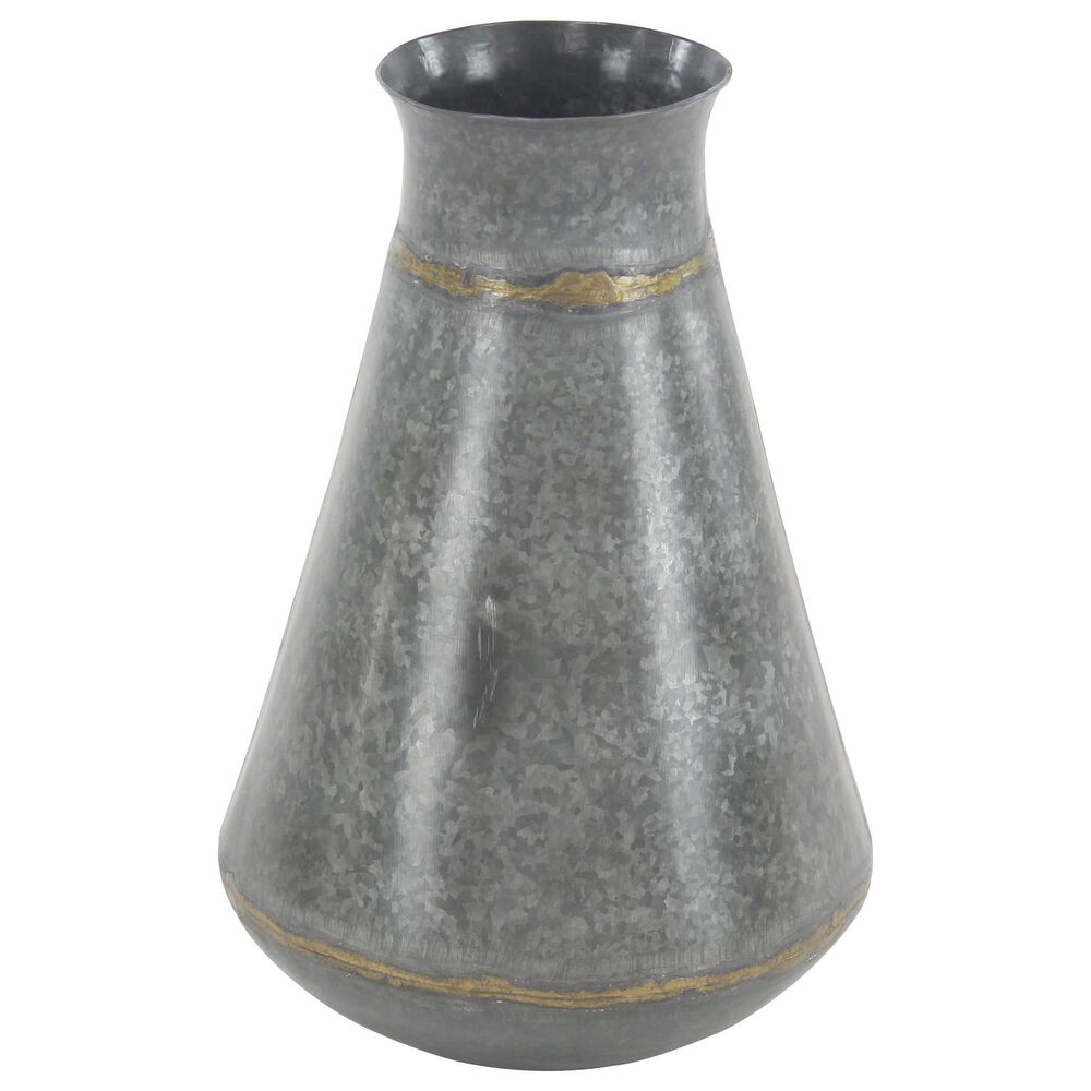 Maple and Jade 19" x 8" Vase in Grey, , large