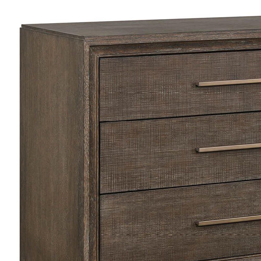 Furniture Worldwide Montclair 3-Drawer Chest in Cocoa and Smoked Gold, , large