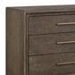 Furniture Worldwide Montclair 3-Drawer Chest in Cocoa and Smoked Gold, , large