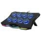 Enhance Infiltrate 3 Laptop Cooling Pad with RGB LED Lights in Black, , large