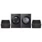 LG 5 Cu. Ft. Front Load Washer and 7.4 Cu. Ft. Gas Dryer Laundry Pair with Pedestal Storage Drawers in Black Steel, , large
