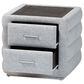 Baxton Studio Cadmus 2-Drawer Nightstand in Light Grey, , large