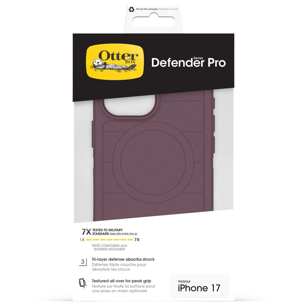 OtterBox Defender Pro MagSafe Case for iPhone 17 in Purple Mystery, , large