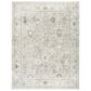 Surya Davina 6"7" x 9" Medium Gray, Light Beige, Brown, Denim and White Area Rug, , large