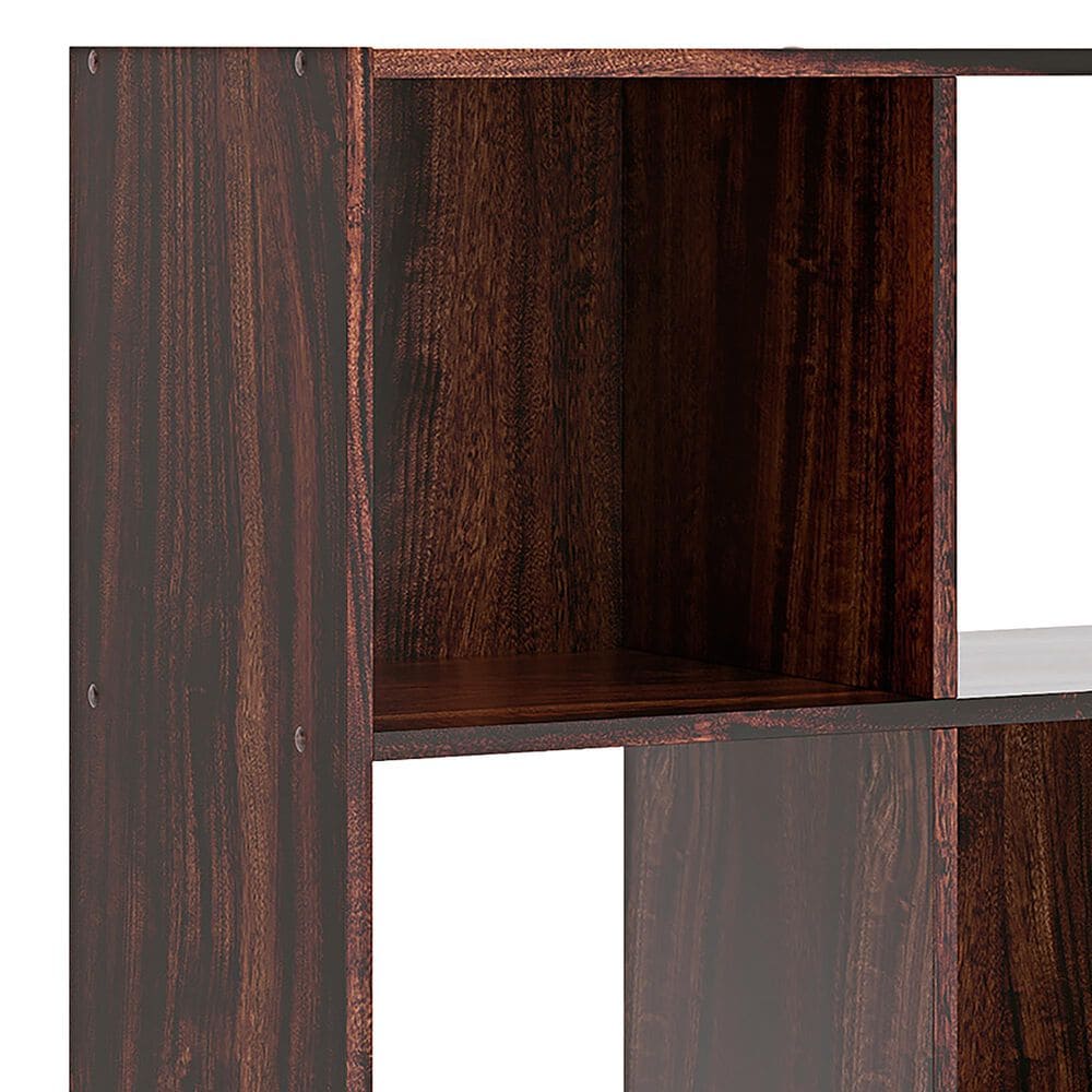 Ashley Glosmount 6-Cube Organizer in Cherry and Light Brown, , large