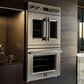 Forno Gallico 30" Double Electric Wall Oven with French Door in Stainless Steel, , large