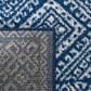 Safavieh Tulum TUL264N 2" x 7" Navy and Ivory Runner, , large