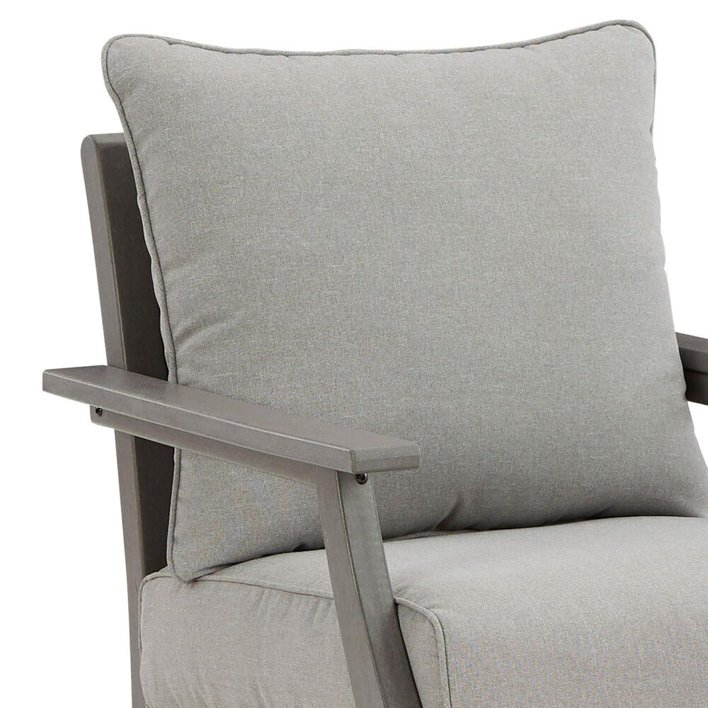 Ashley Visola Lounge Chair with Cushion in Gray - Set of 2, , large
