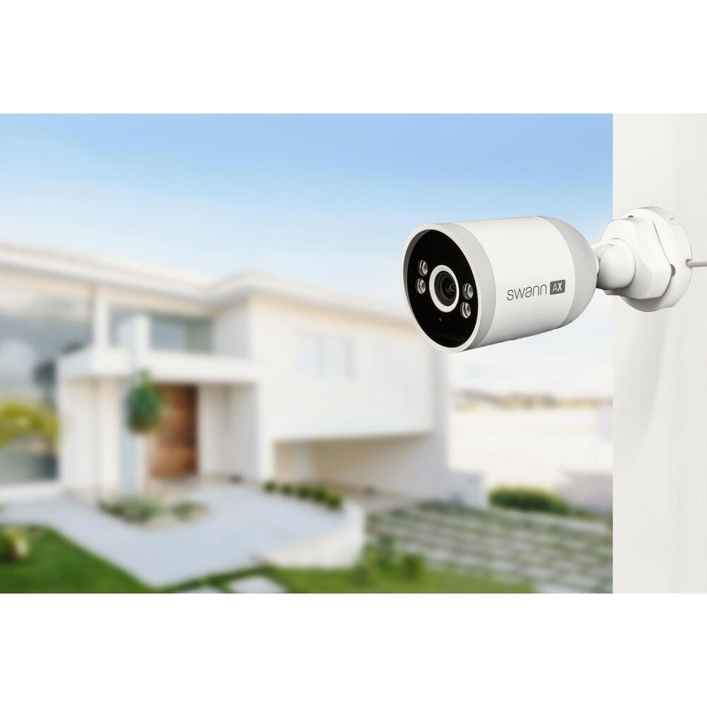Swann AdvancedX Wired 4K NVR Security System in White and Black, , large