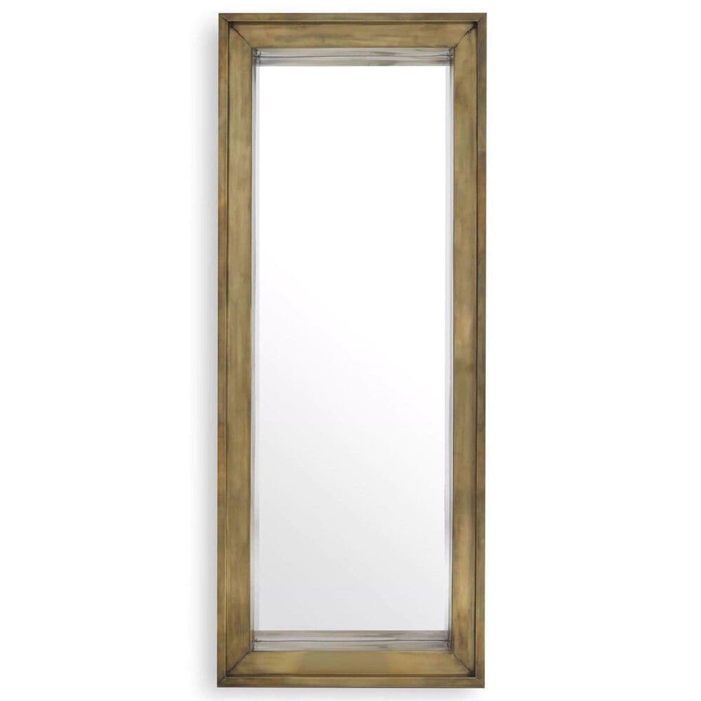 Eichholtz Magenta Mirror in Vintage Brass, , large